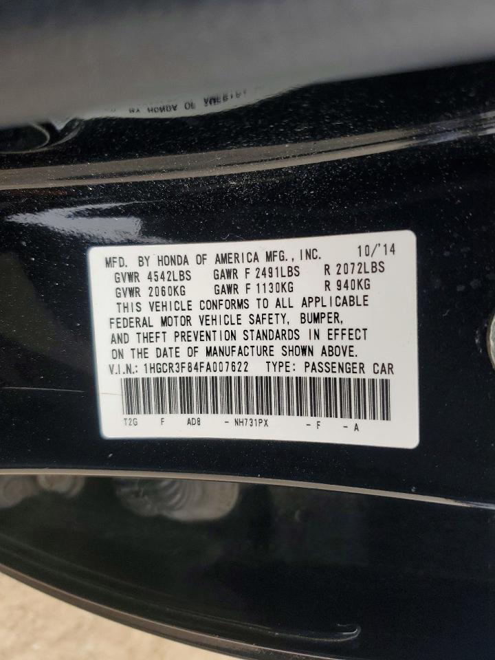 2015 HONDA ACCORD EXL photo 25