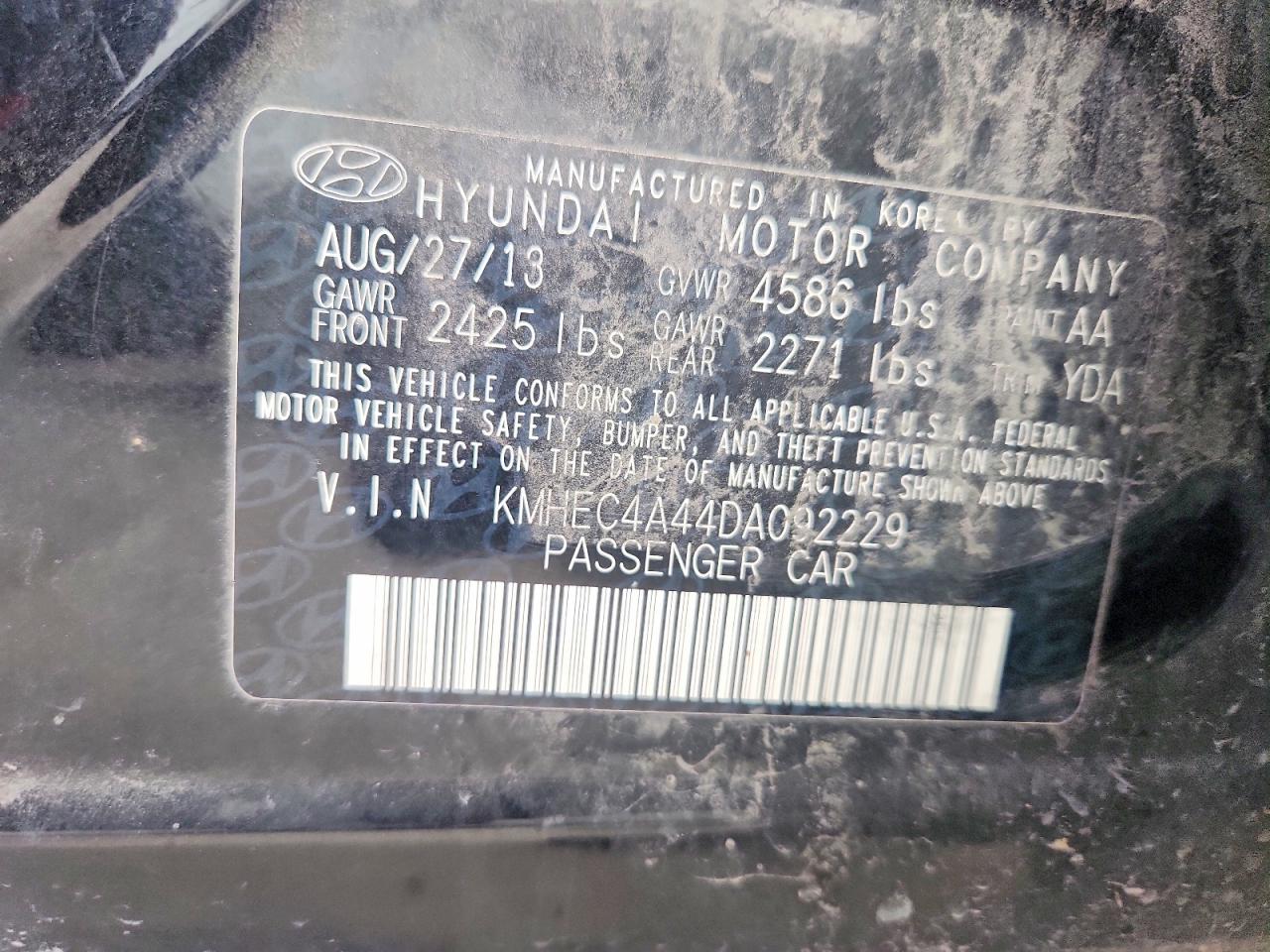 2013 HYUNDAI SONATA HYBRID photo 23