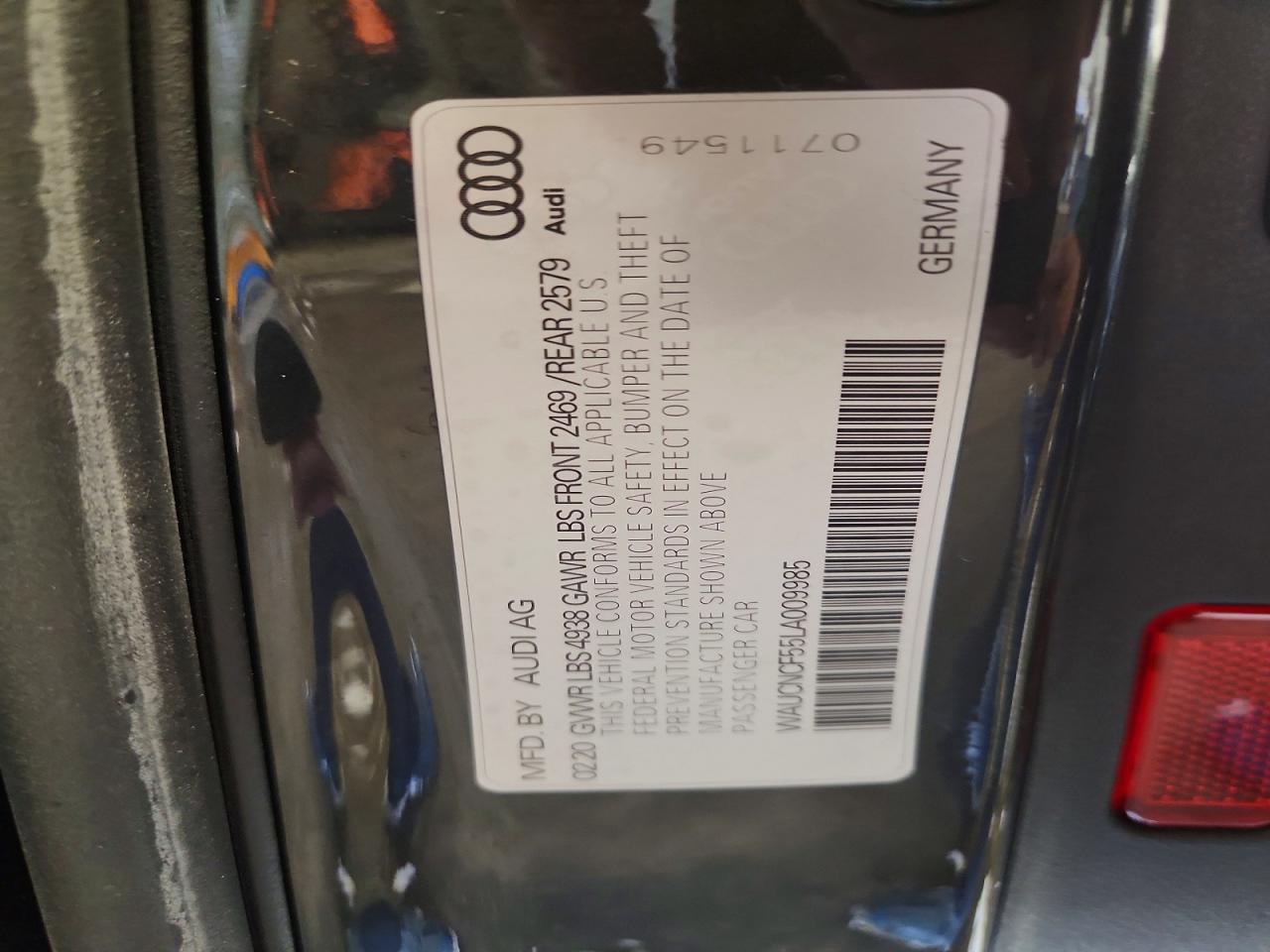 2020 AUDI A5 PREMIUM PLUS photo 13