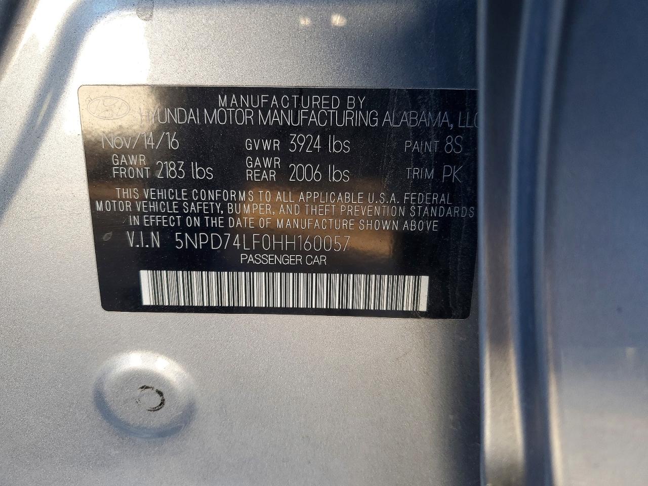 2017 HYUNDAI ELANTRA SE photo 23