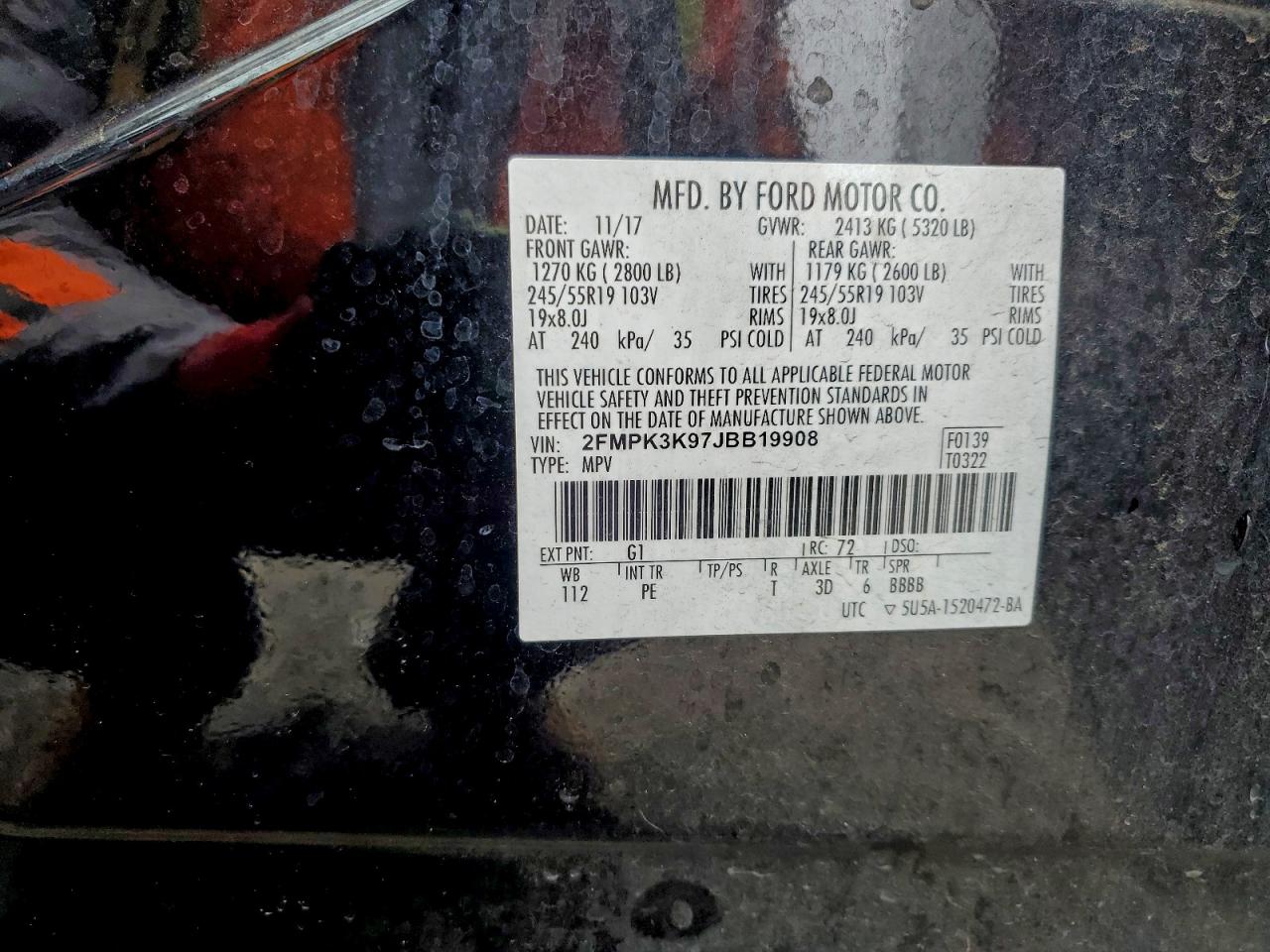 2018 FORD EDGE TITANIUM photo 12