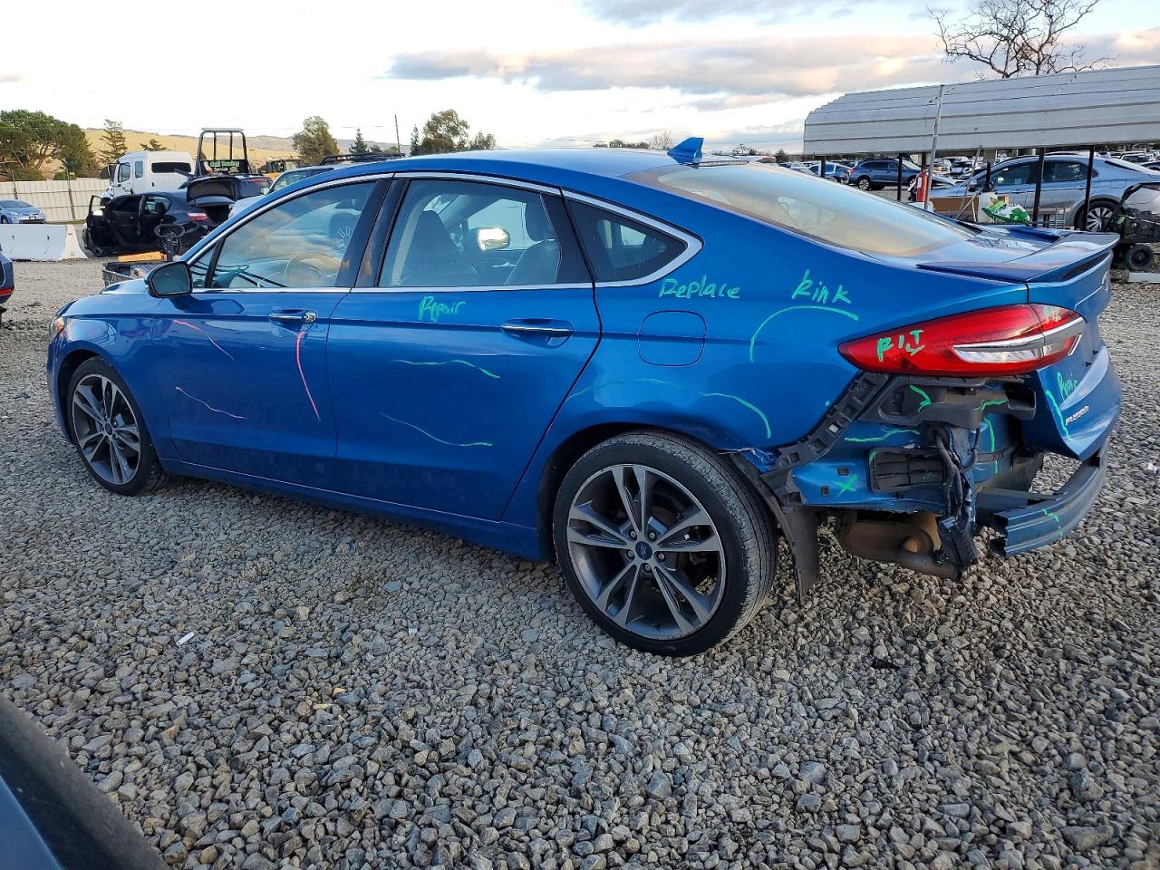 2020 FORD FUSION TITANIUM photo 2
