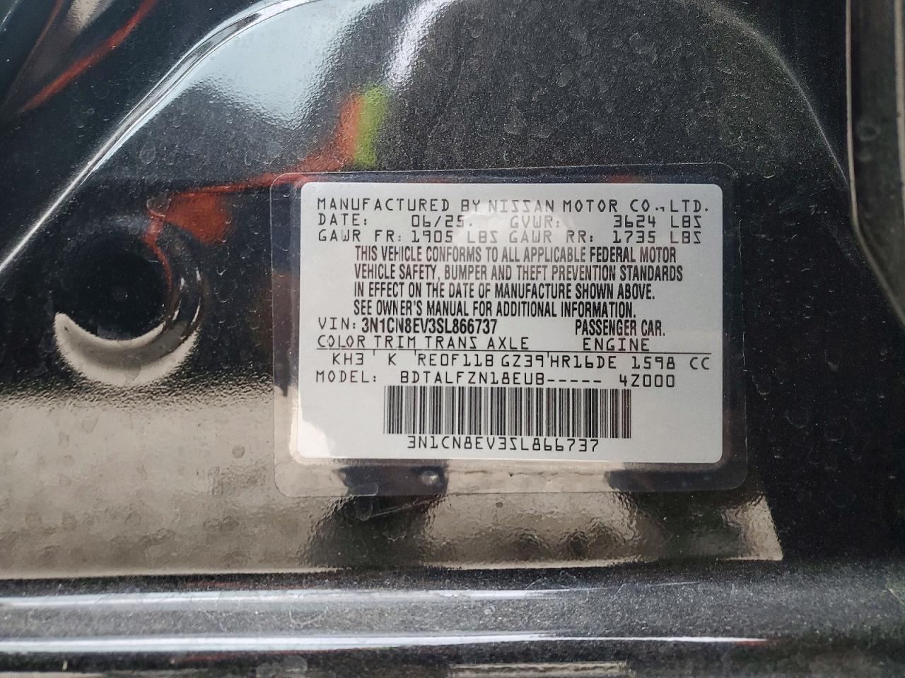 2025 NISSAN VERSA SV photo 12