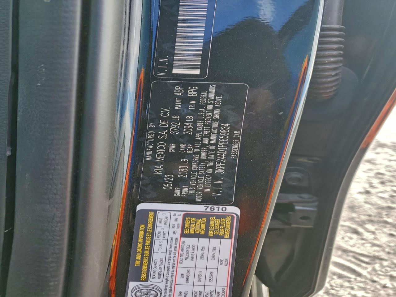 2023 KIA FORTE LX photo 25