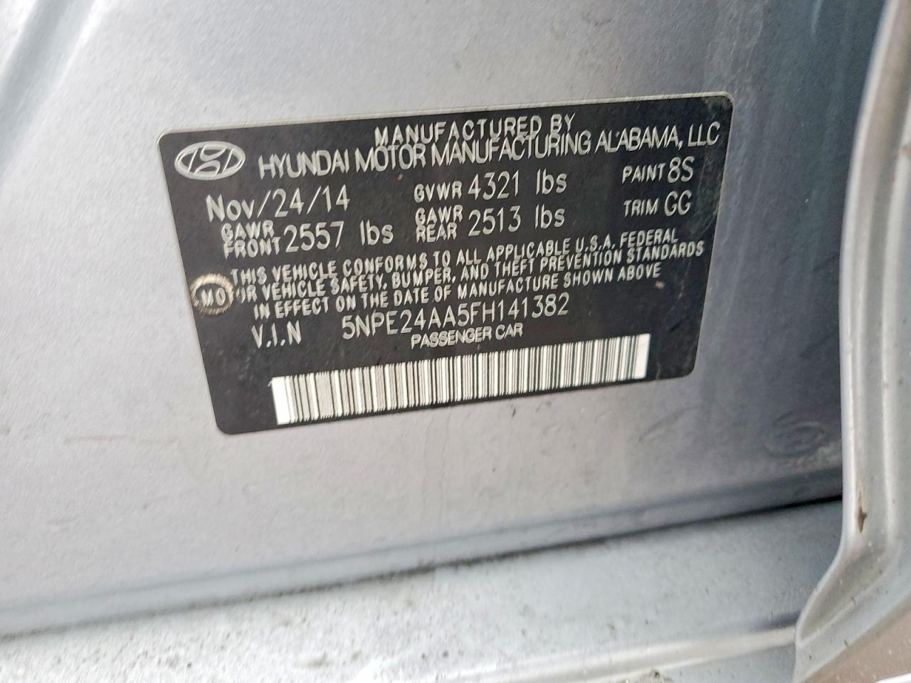2015 HYUNDAI SONATA ECO photo 12