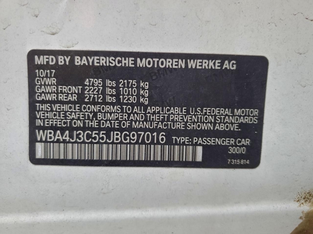 2018 BMW 430XI GRAN COUPE photo 34