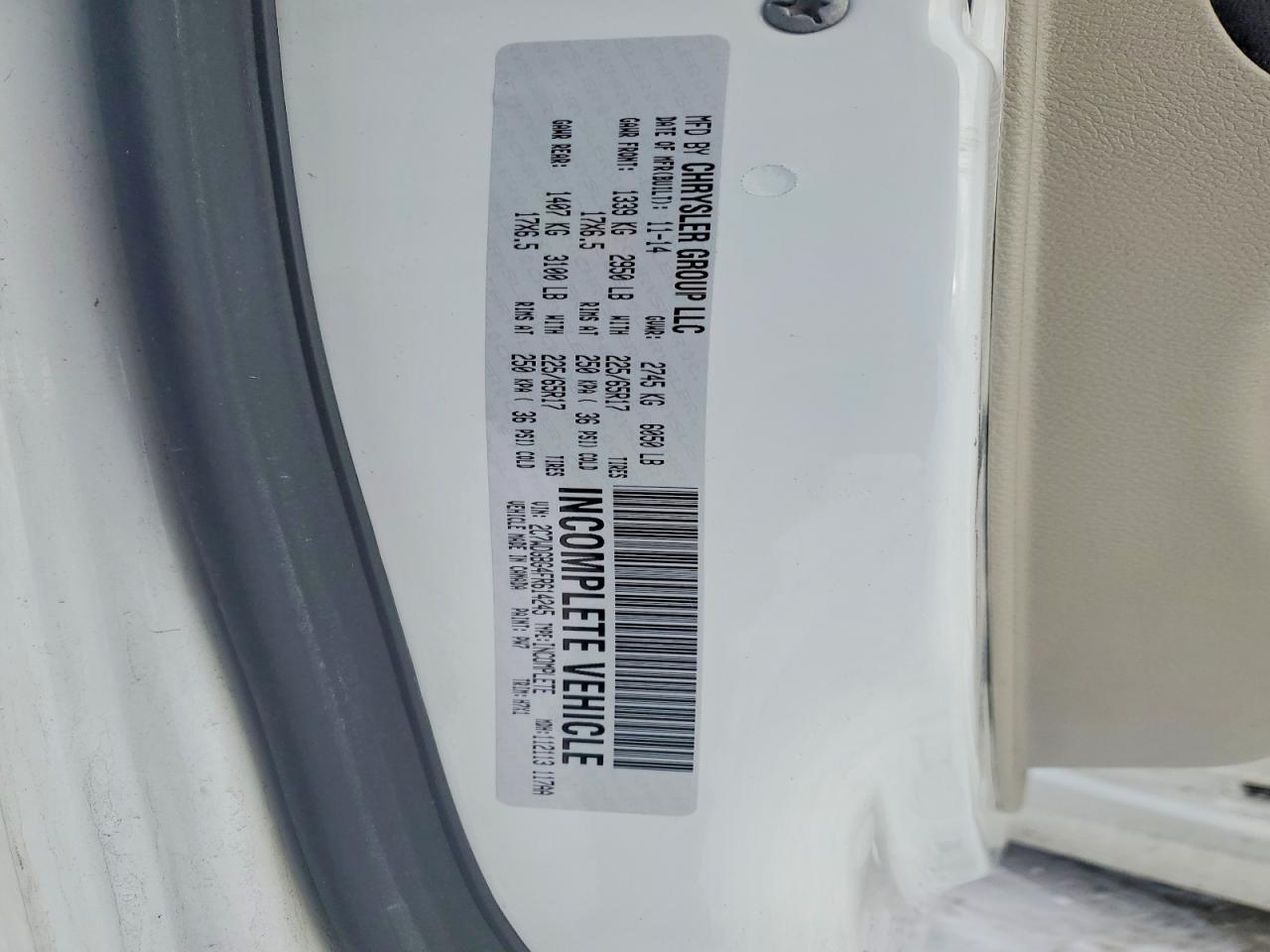 2015 DODGE GRAND CARAVAN SE photo 13