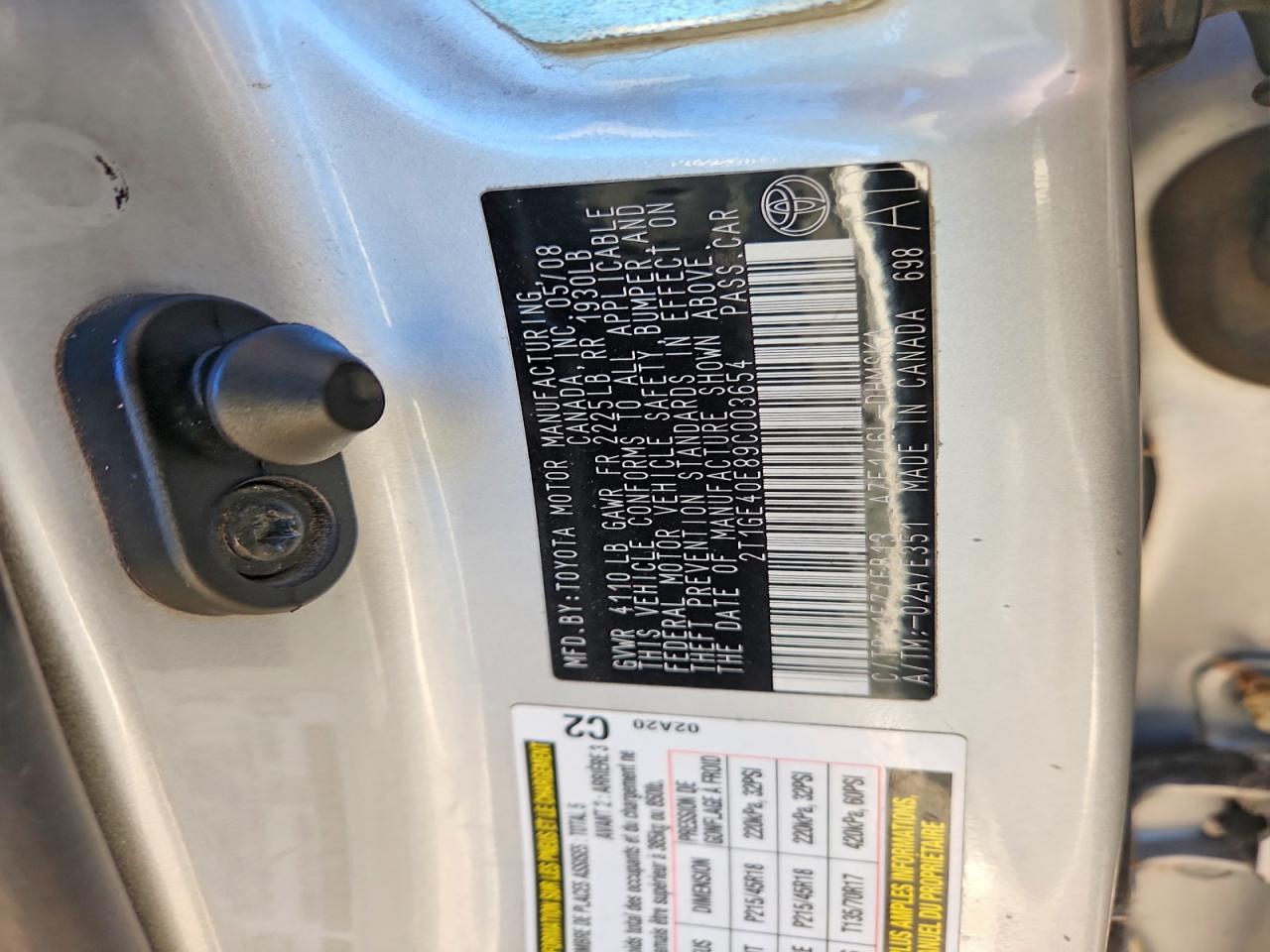 2009 TOYOTA COROLLA MATRIX XRS photo 34
