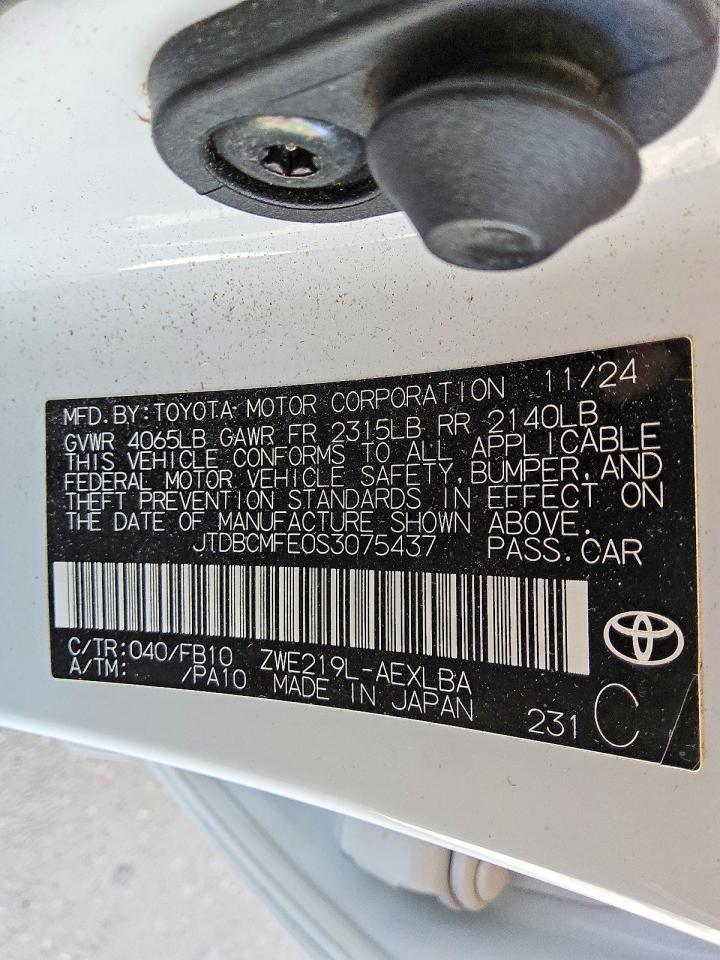 2025 TOYOTA COROLLA LE photo 23