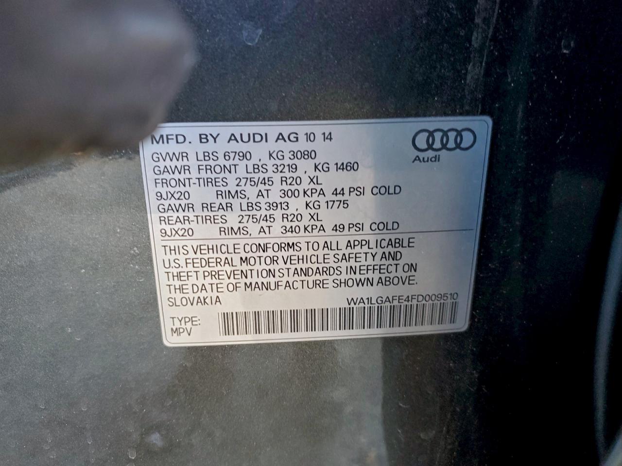 2015 AUDI Q7 PREMIUM PLUS photo 37