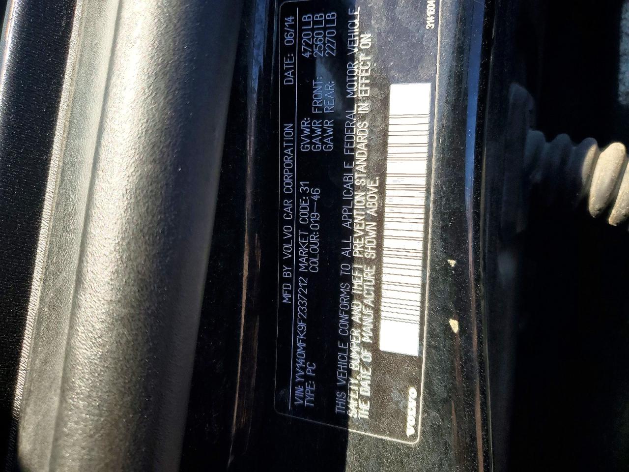 2015 VOLVO S60 PREMIER photo 12