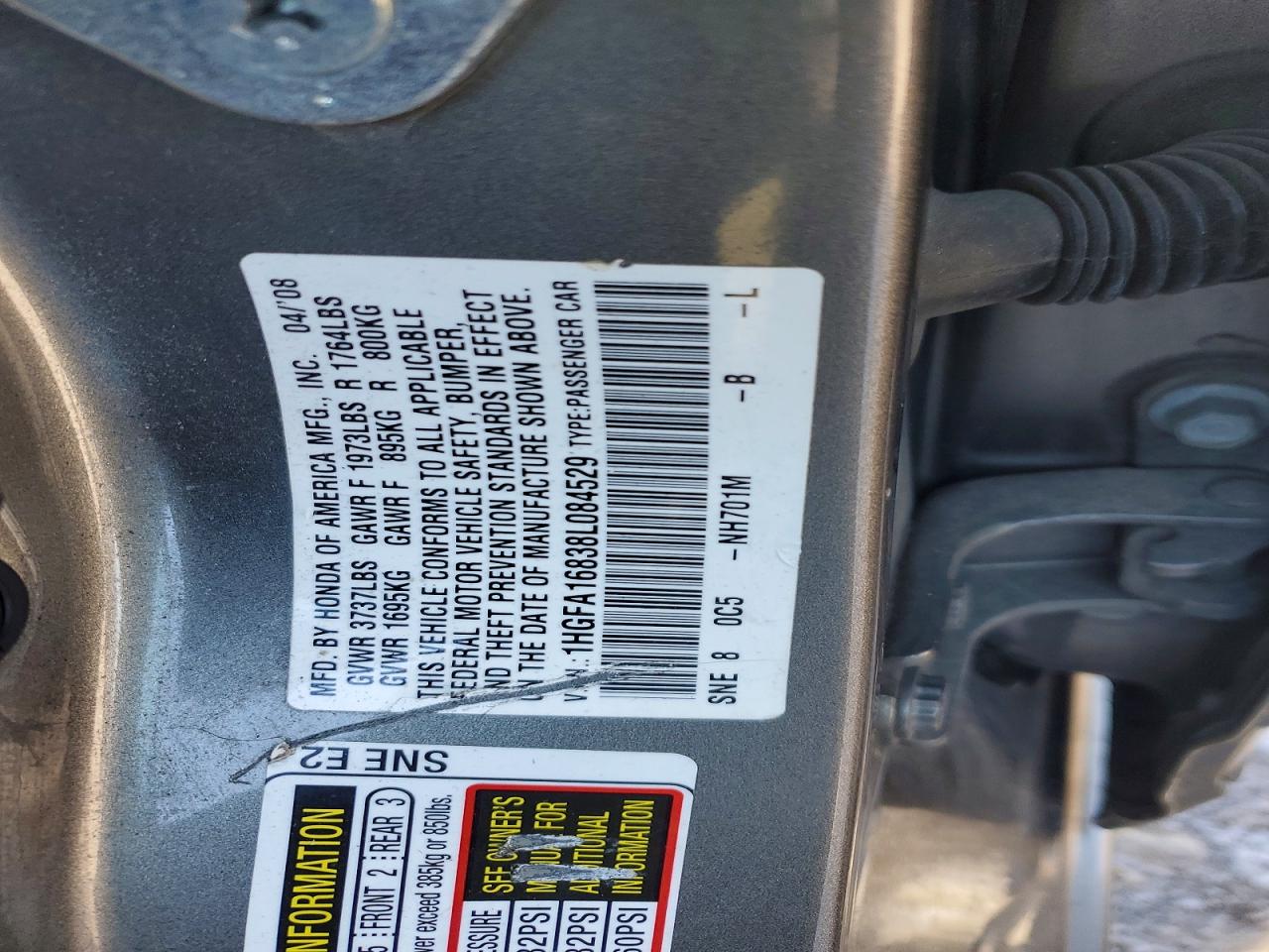 2008 HONDA CIVIC EX photo 34