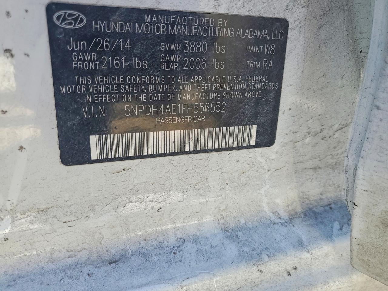 2015 HYUNDAI ELANTRA SE photo 33