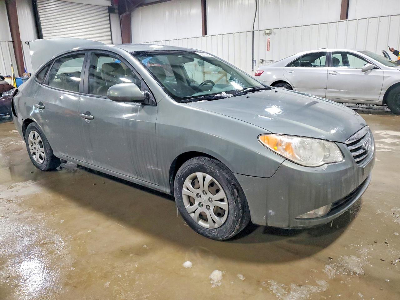 2010 HYUNDAI ELANTRA BLUE photo 4