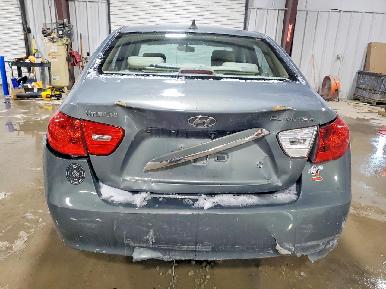 2010 HYUNDAI ELANTRA BLUE photo 6