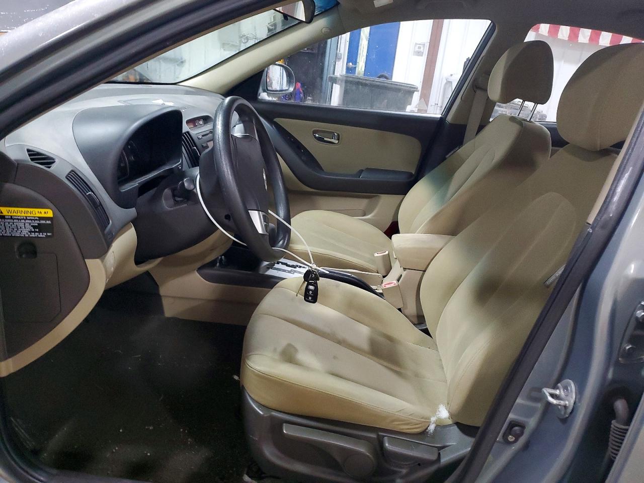 2010 HYUNDAI ELANTRA BLUE photo 7