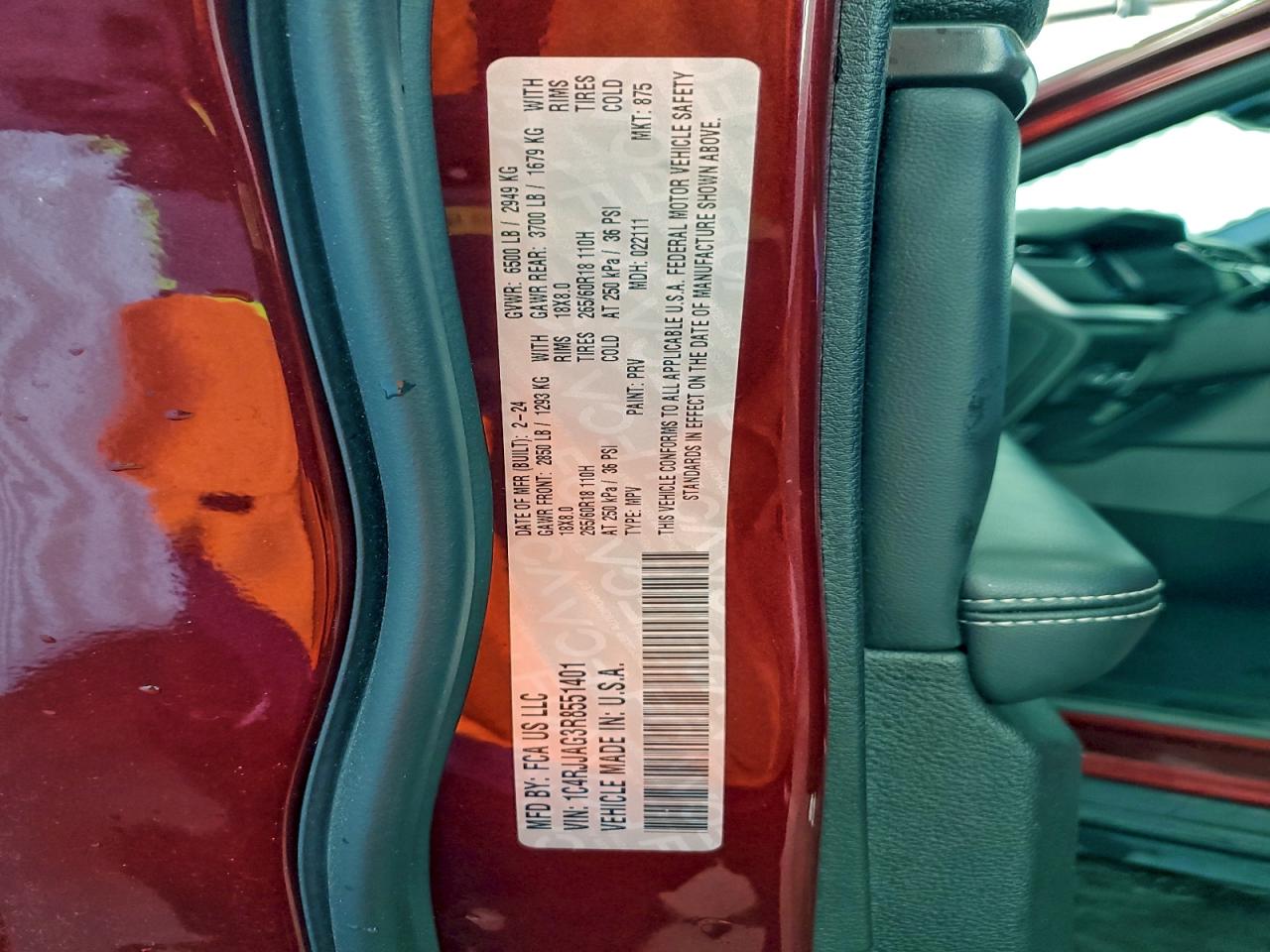 2024 JEEP GRAND CHEROKEE L LAREDO photo 13