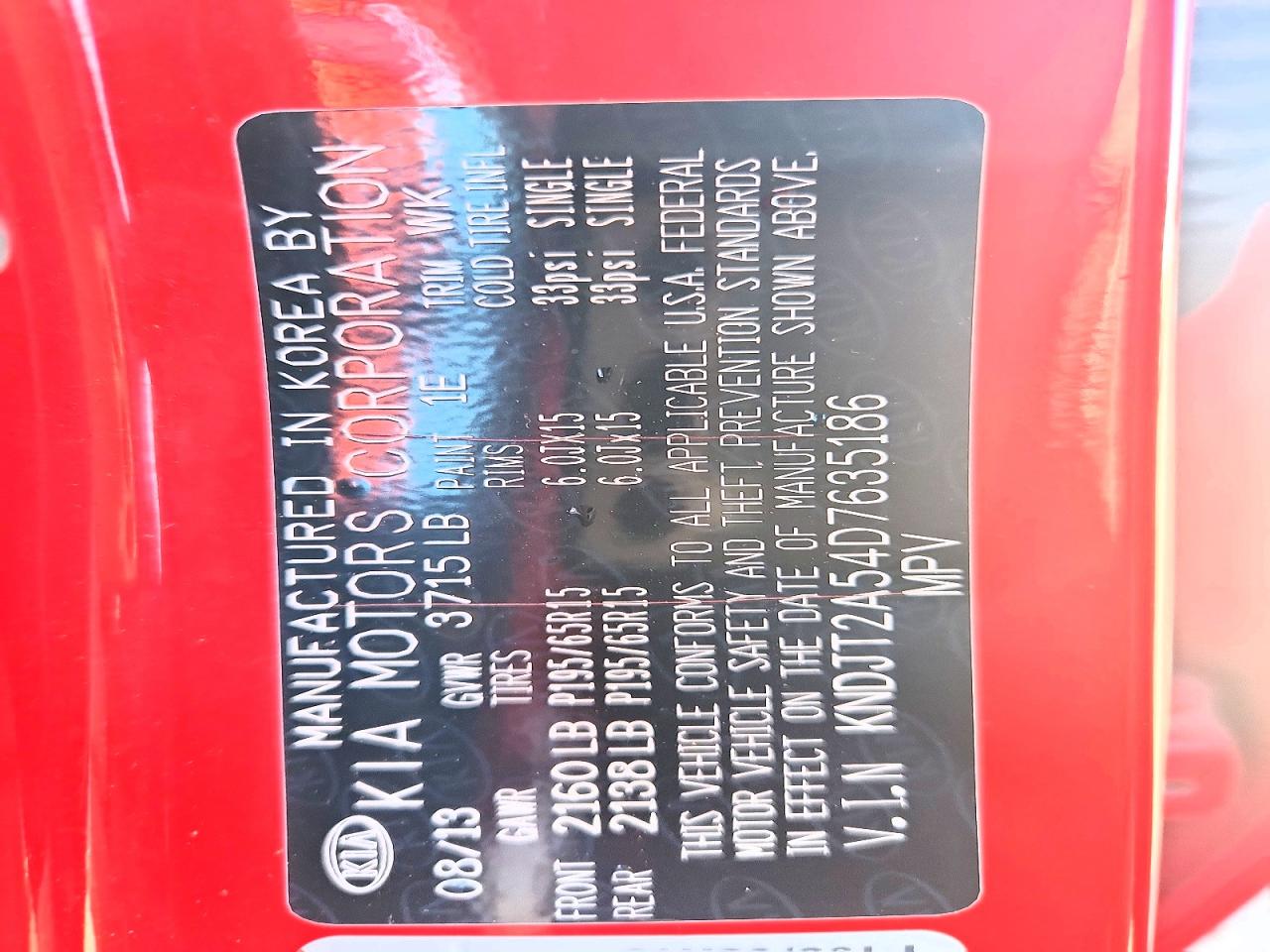 2013 KIA SOUL photo 13