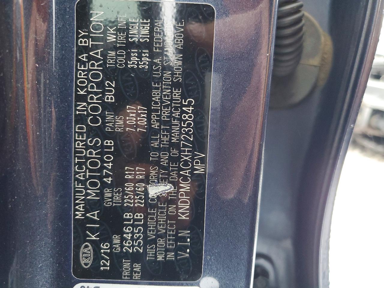 2017 KIA SPORTAGE LX photo 37