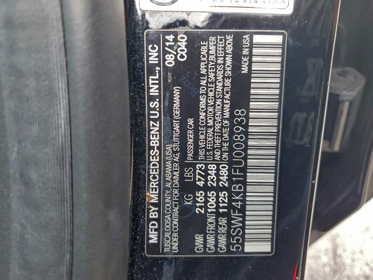 2015 MERCEDES-BENZ C 300 4MATIC photo 12
