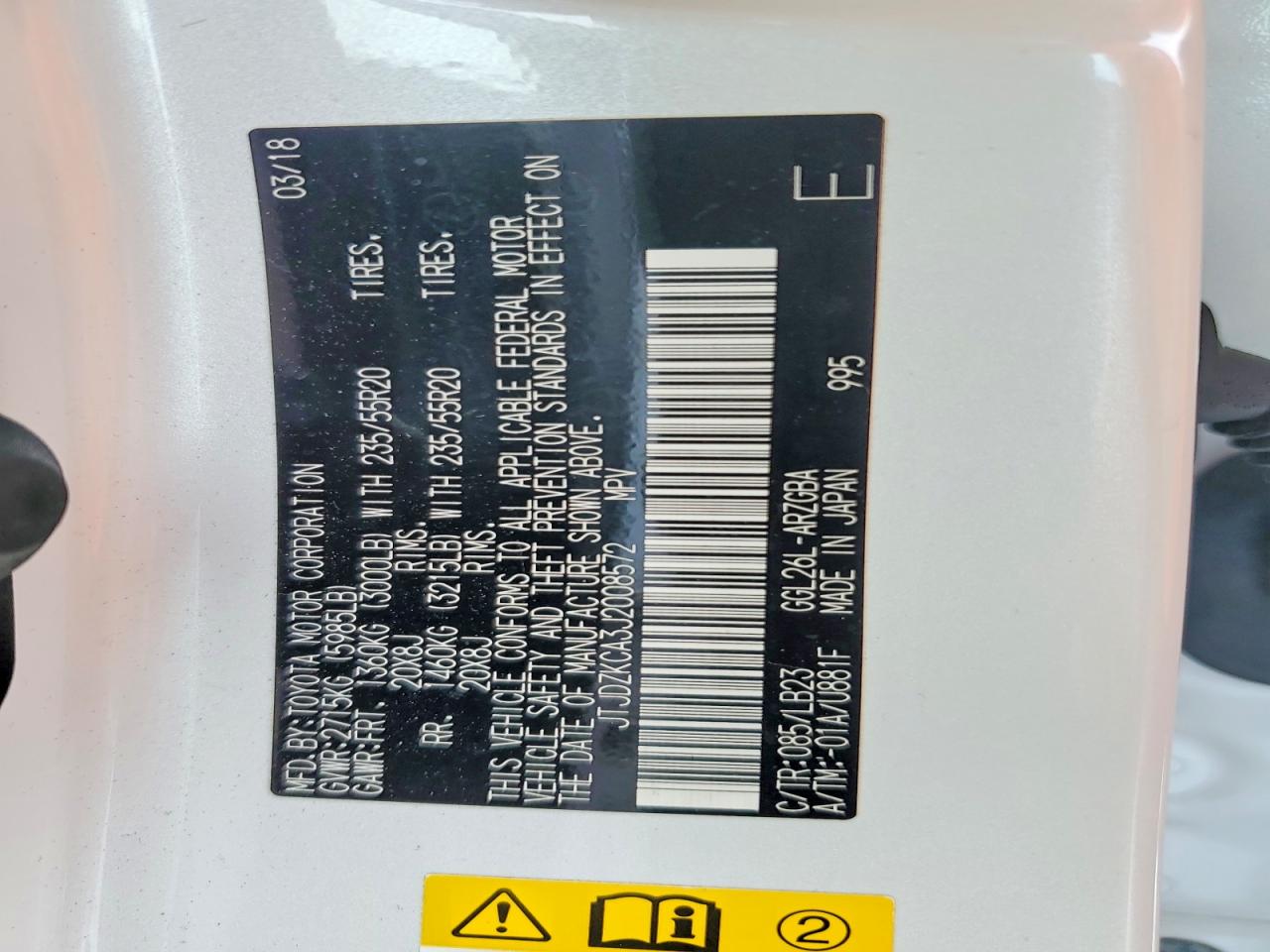 2018 LEXUS RX 350 L photo 37