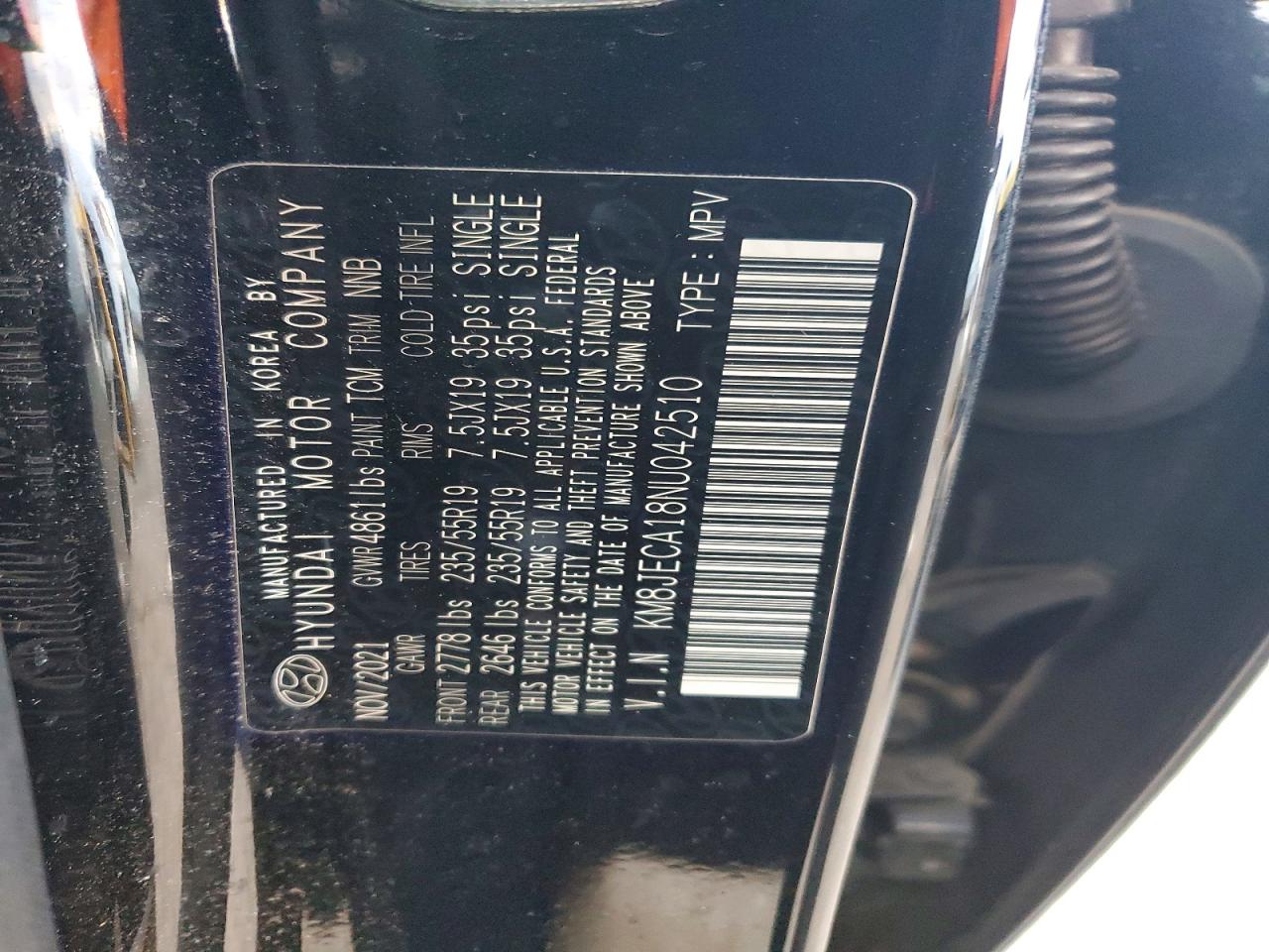2022 HYUNDAI TUCSON LIMITED photo 12