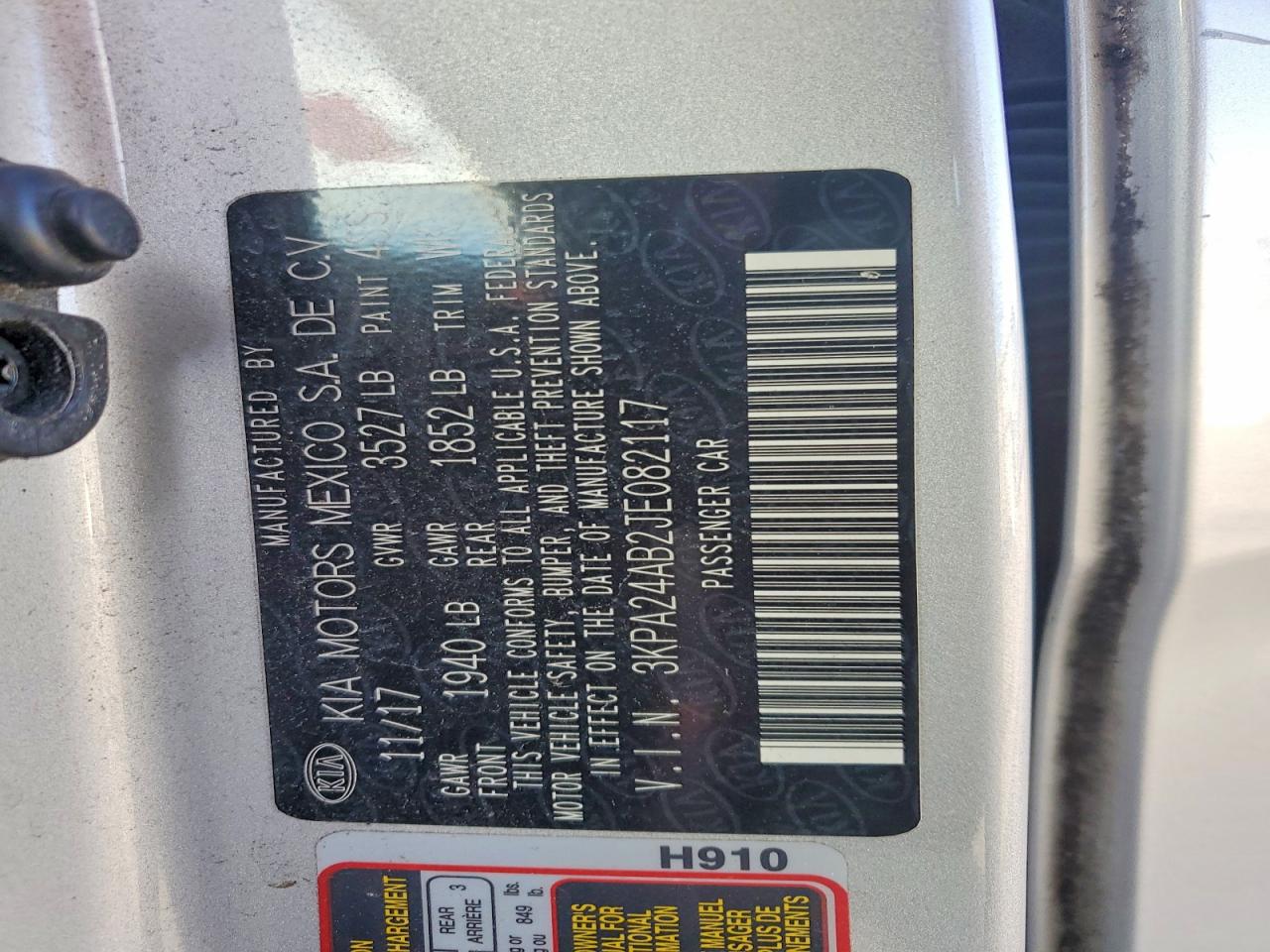 2018 KIA RIO LX photo 12