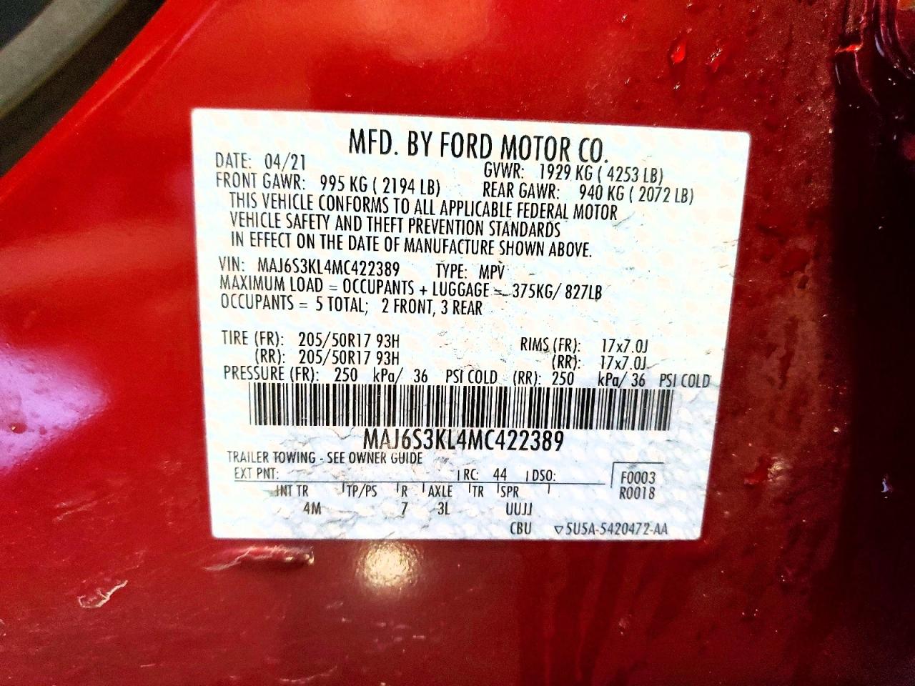 2021 FORD ECOSPORT TITANIUM photo 23