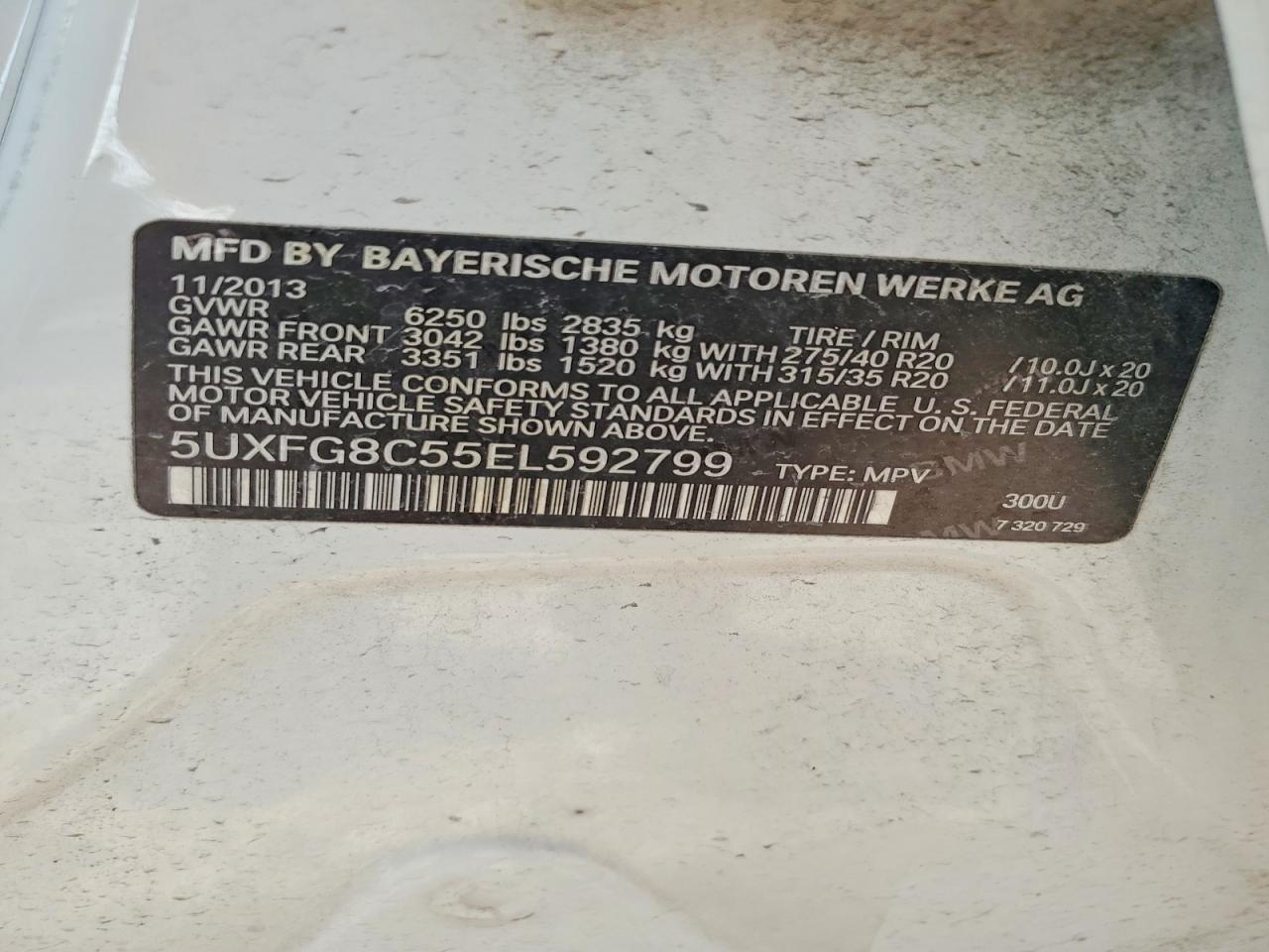 2014 BMW X6 XDRIVE50I photo 13