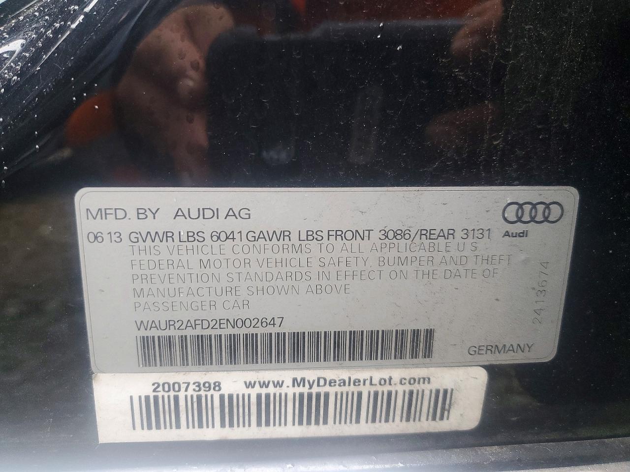 2014 AUDI A8 L QUATTRO photo 12