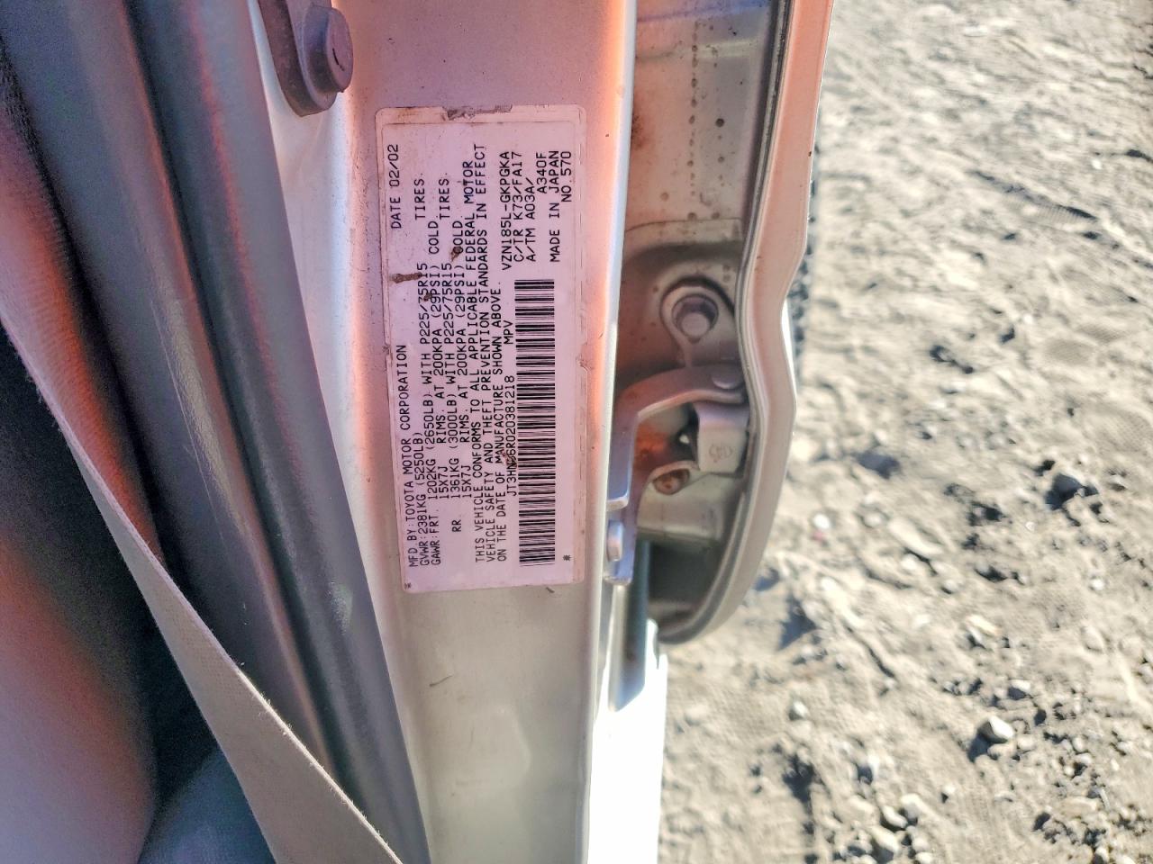 2002 TOYOTA 4RUNNER SR5 photo 13