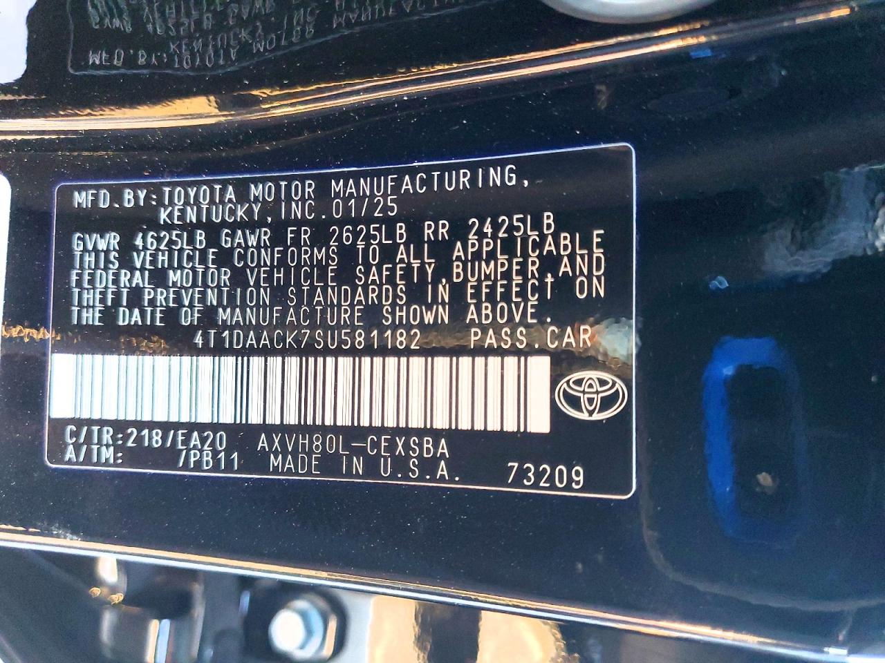 2025 TOYOTA CAMRY XSE photo 12