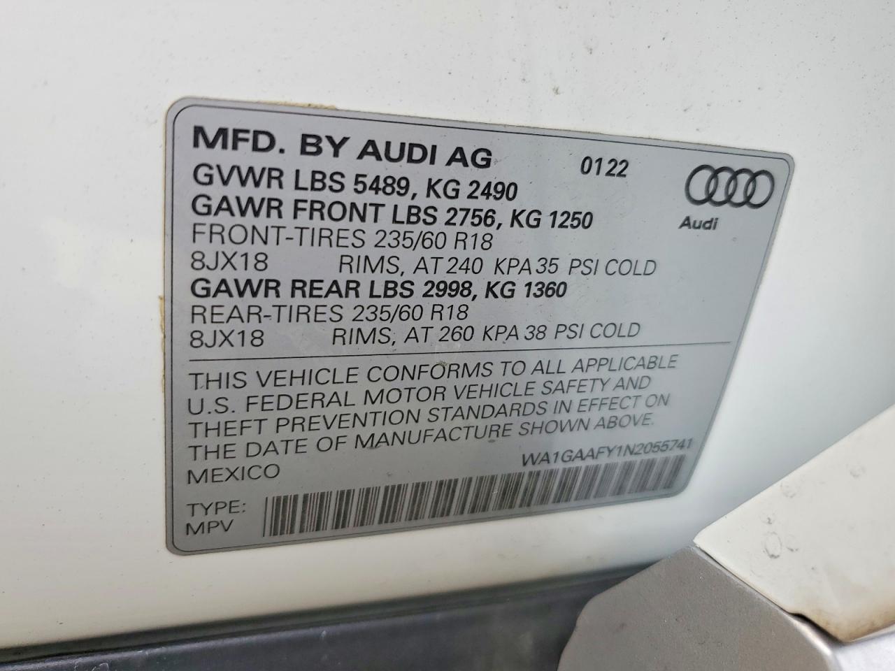 2022 AUDI Q5 PREMIUM 45 photo 25