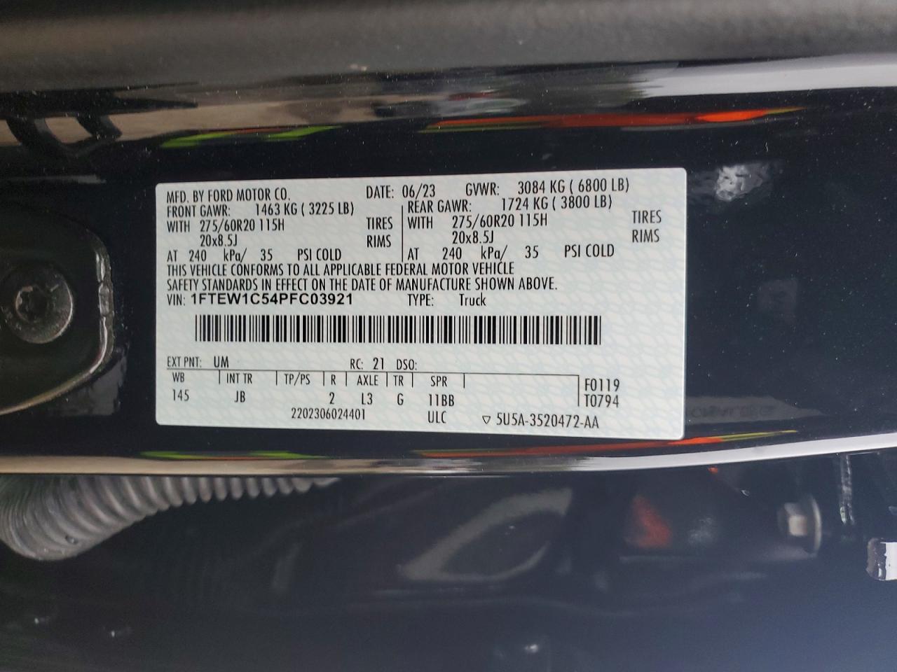 2023 FORD F150 SUPERCREW photo 13