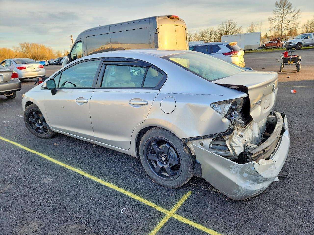 2012 HONDA CIVIC LX photo 2