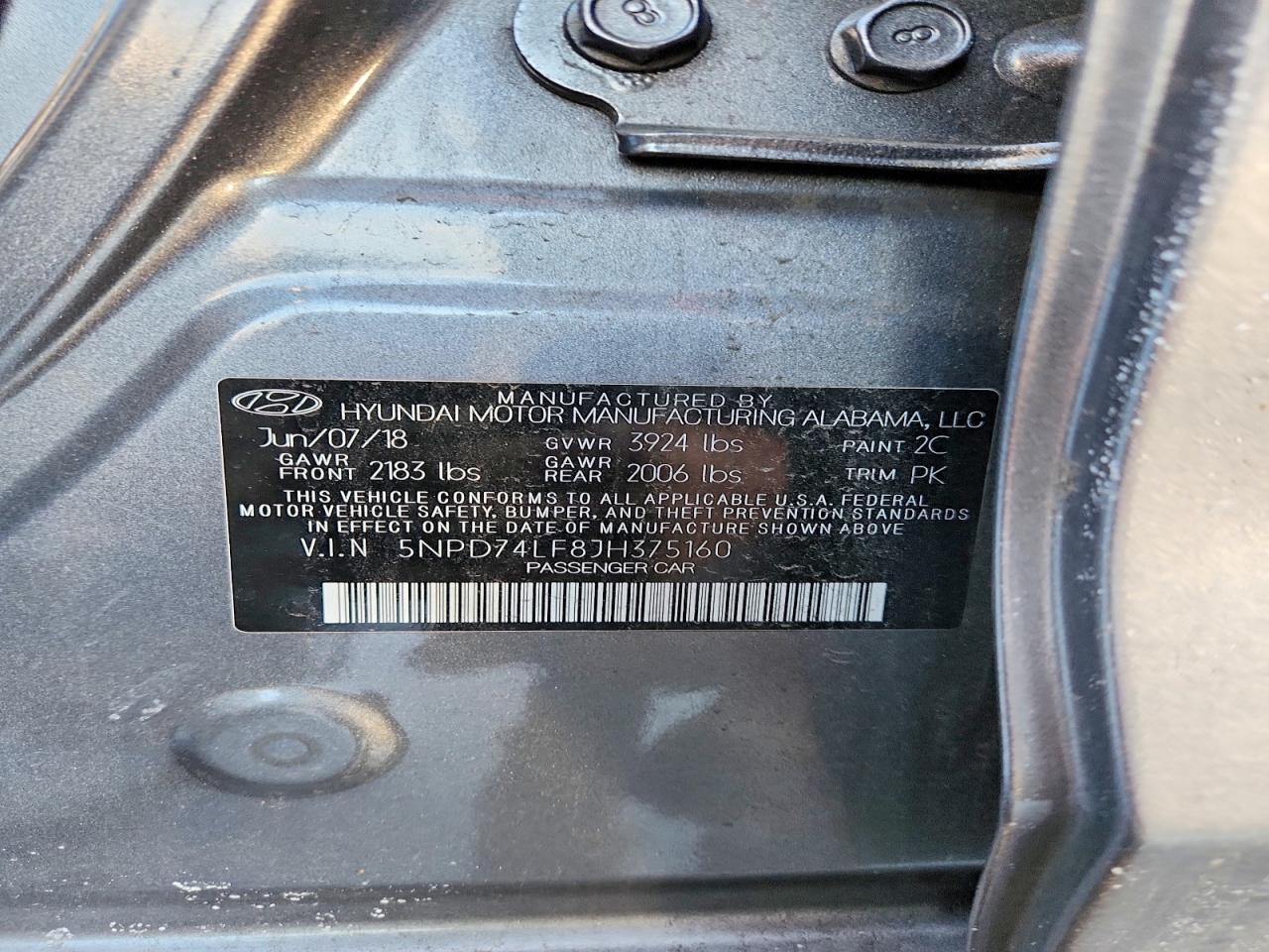 2018 HYUNDAI ELANTRA SE photo 12