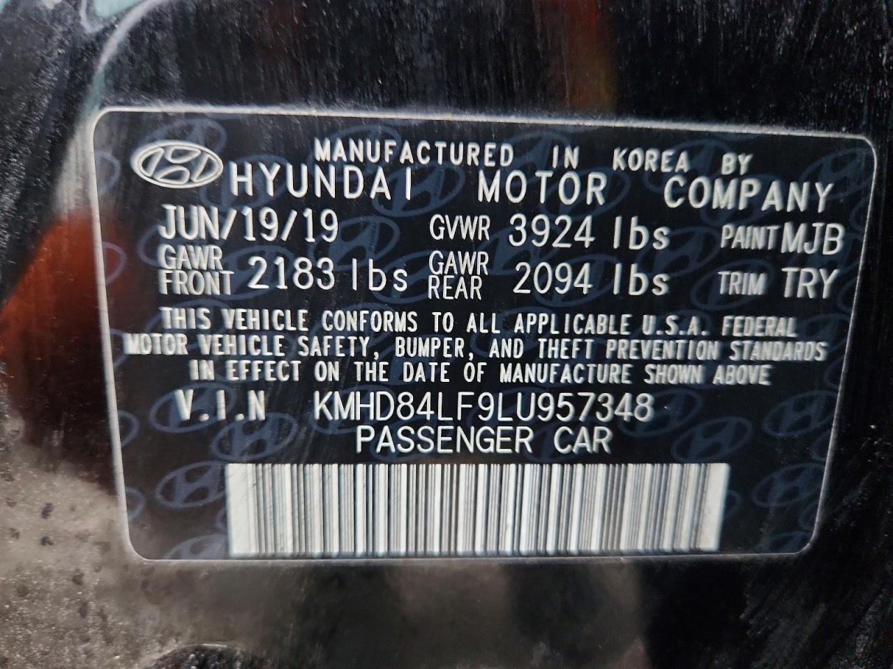 2020 HYUNDAI ELANTRA SEL photo 12