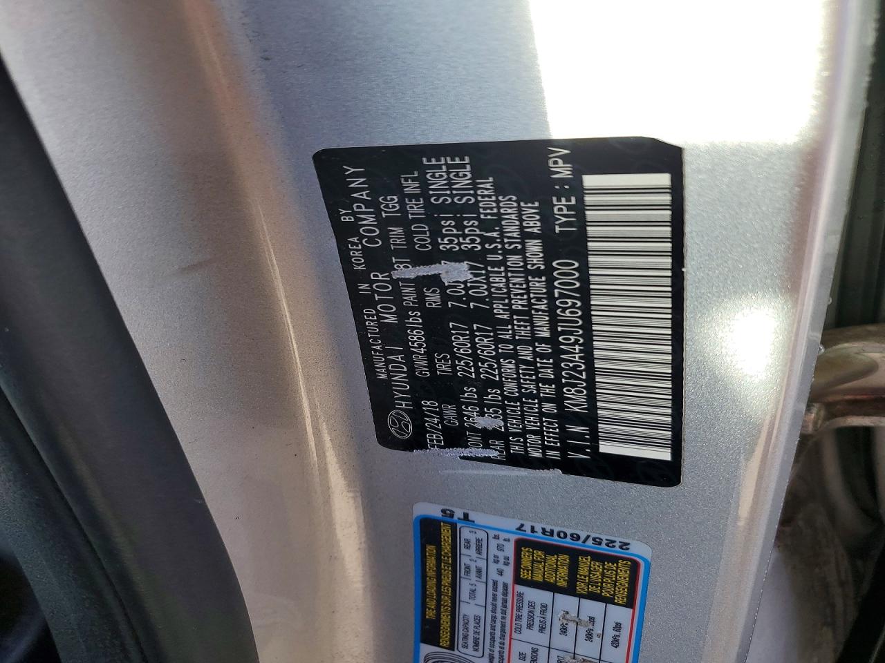 2018 HYUNDAI TUCSON SE photo 37