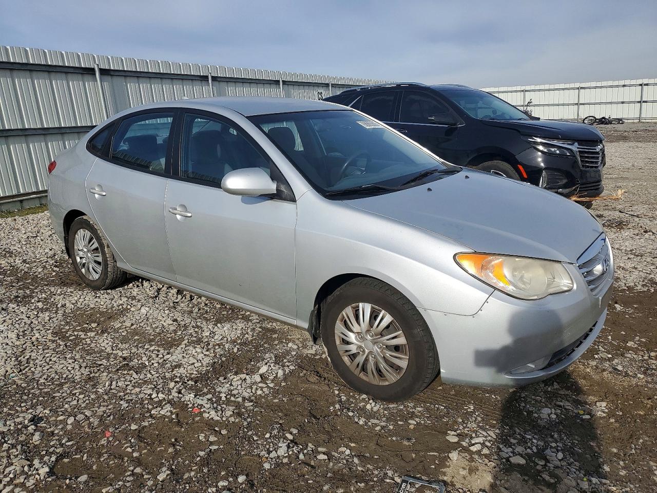 2010 HYUNDAI ELANTRA BLUE photo 4