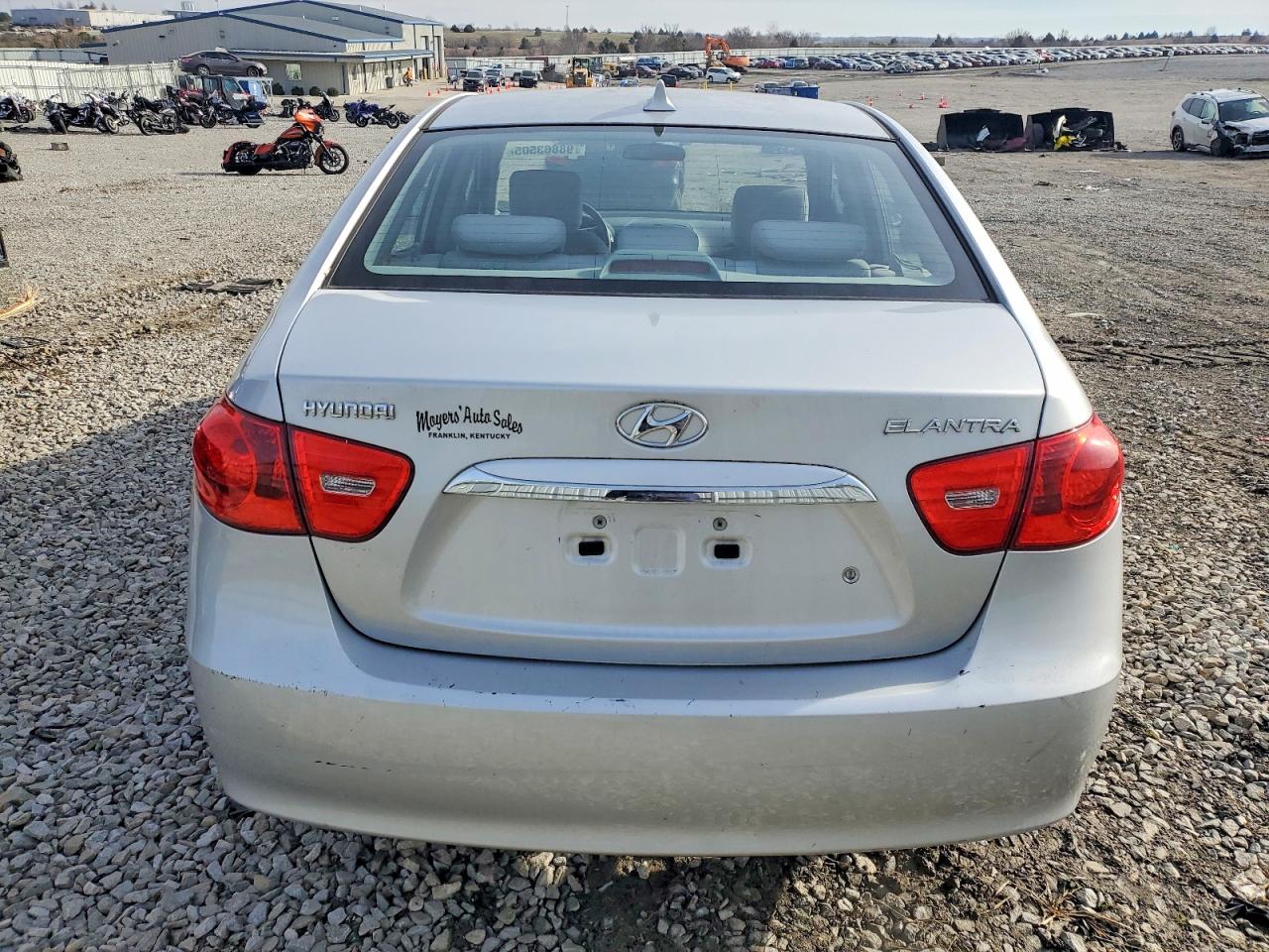 2010 HYUNDAI ELANTRA BLUE photo 6