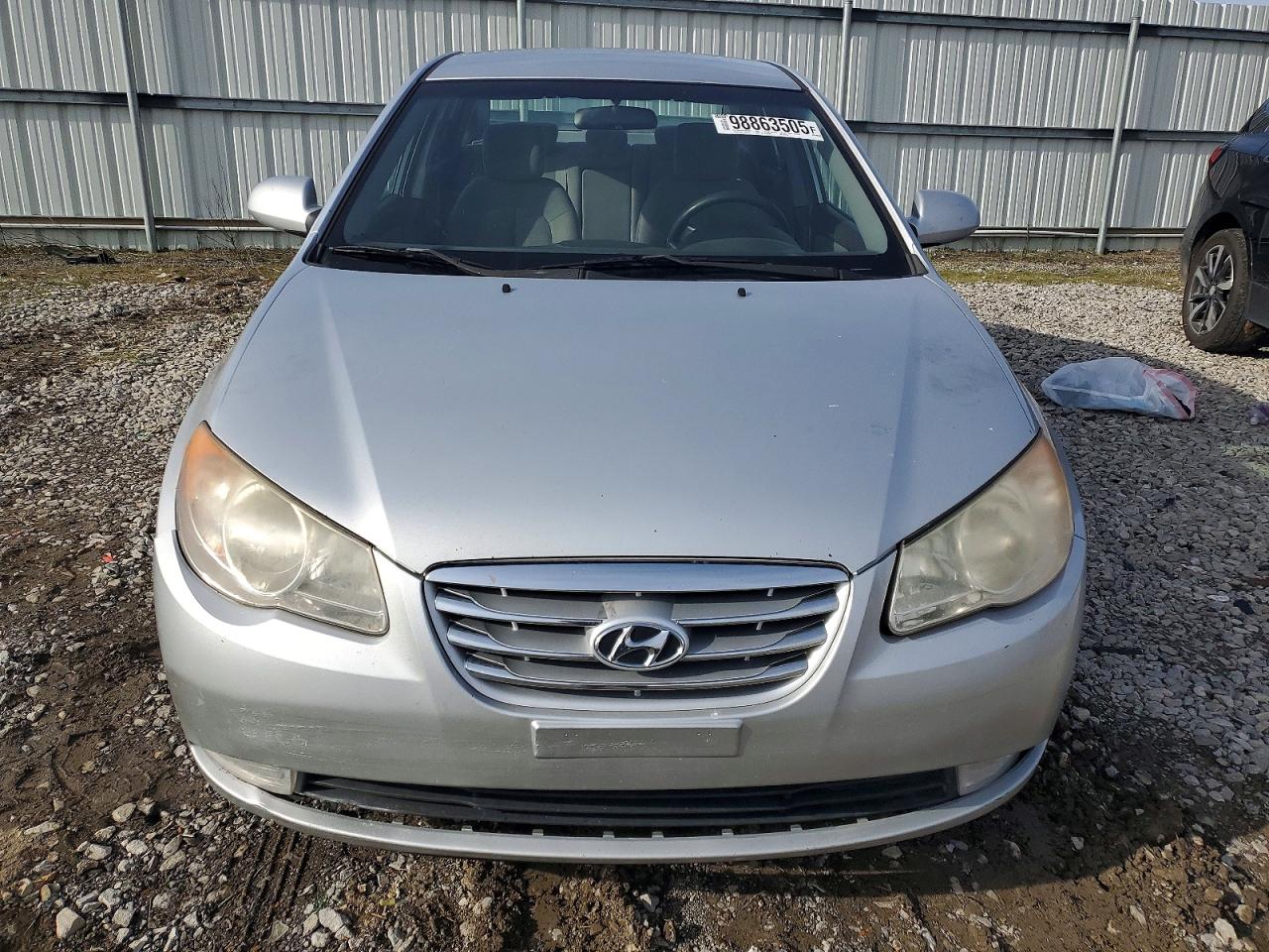 2010 HYUNDAI ELANTRA BLUE photo 5