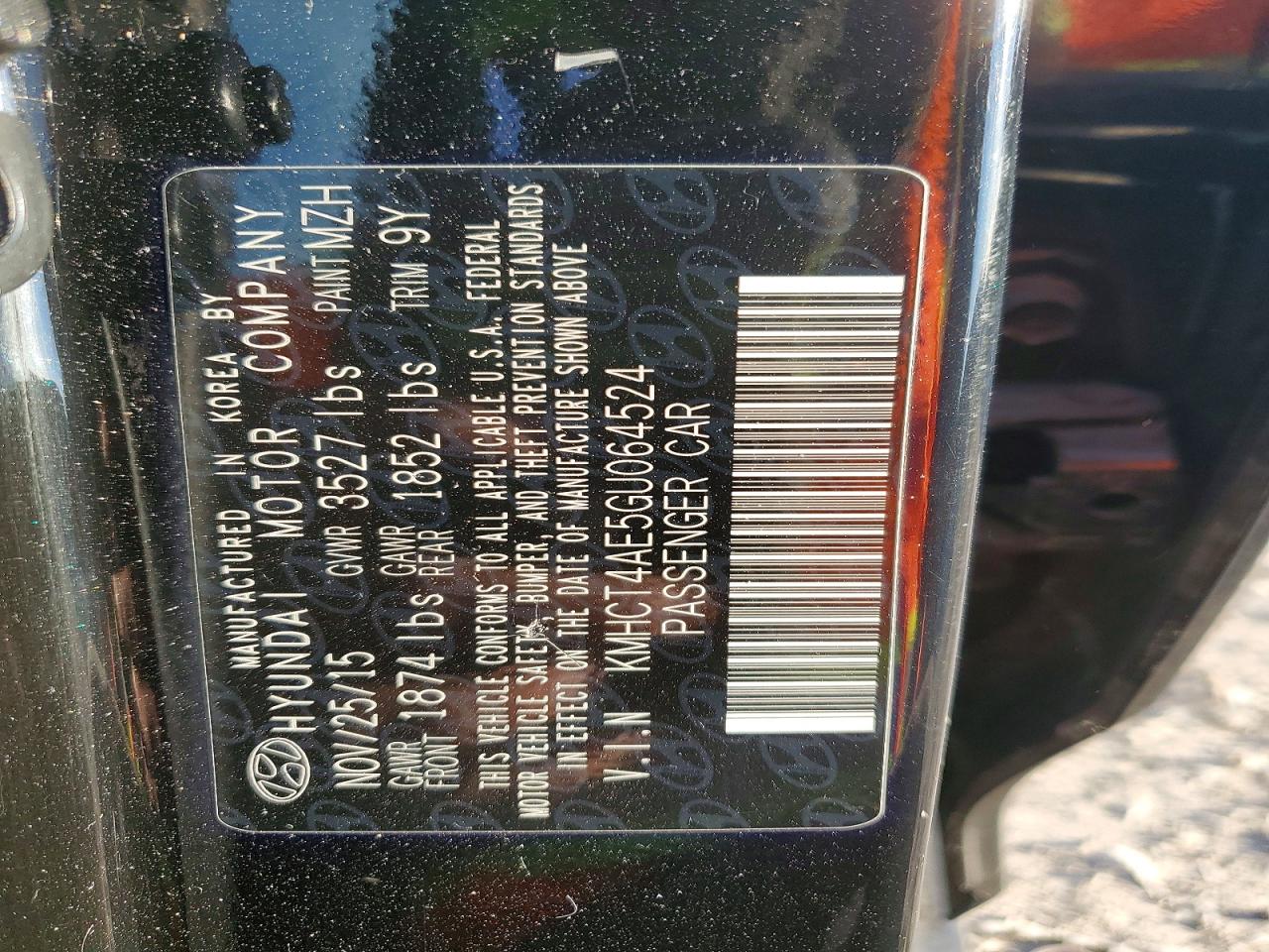 2016 HYUNDAI ACCENT SE photo 12