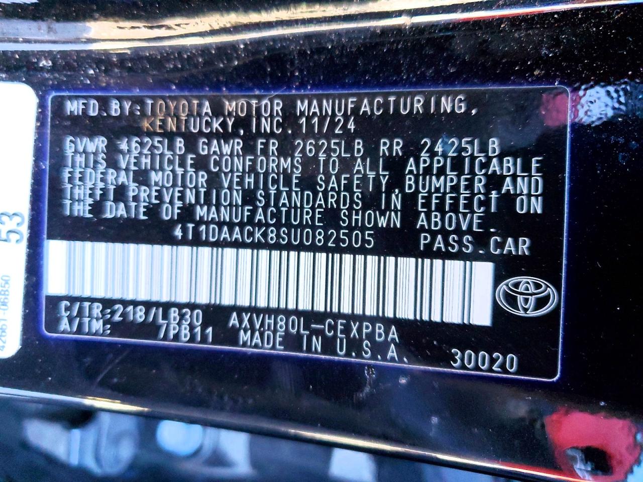2025 TOYOTA CAMRY XSE photo 25