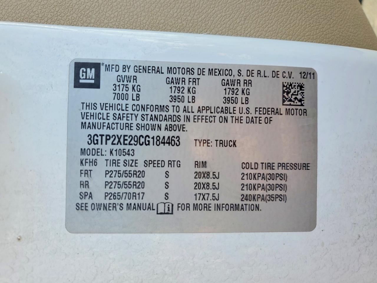 2012 GMC SIERRA K1500 DENALI photo 23