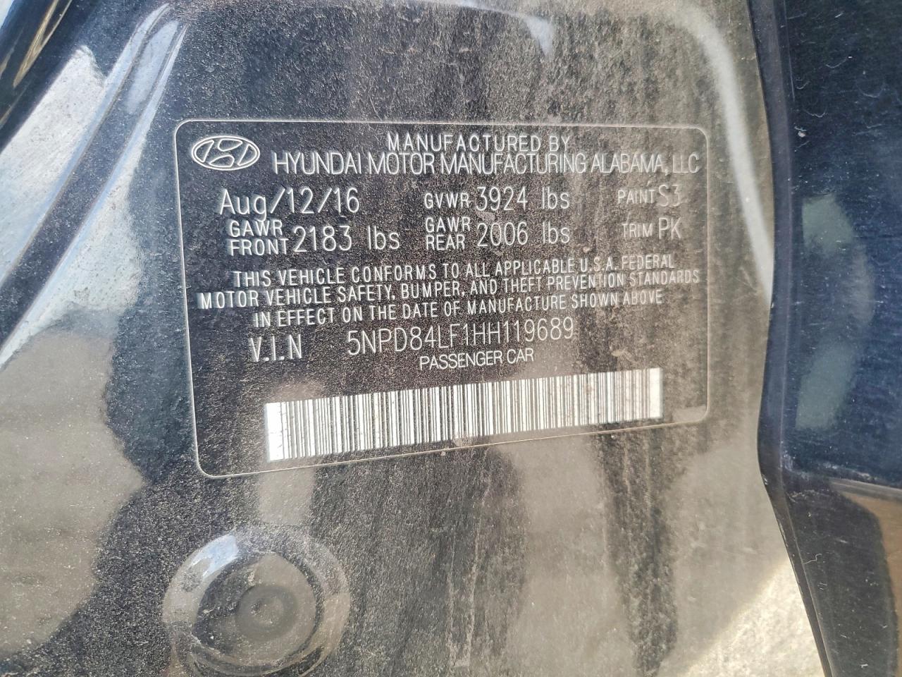 2017 HYUNDAI ELANTRA SE photo 12