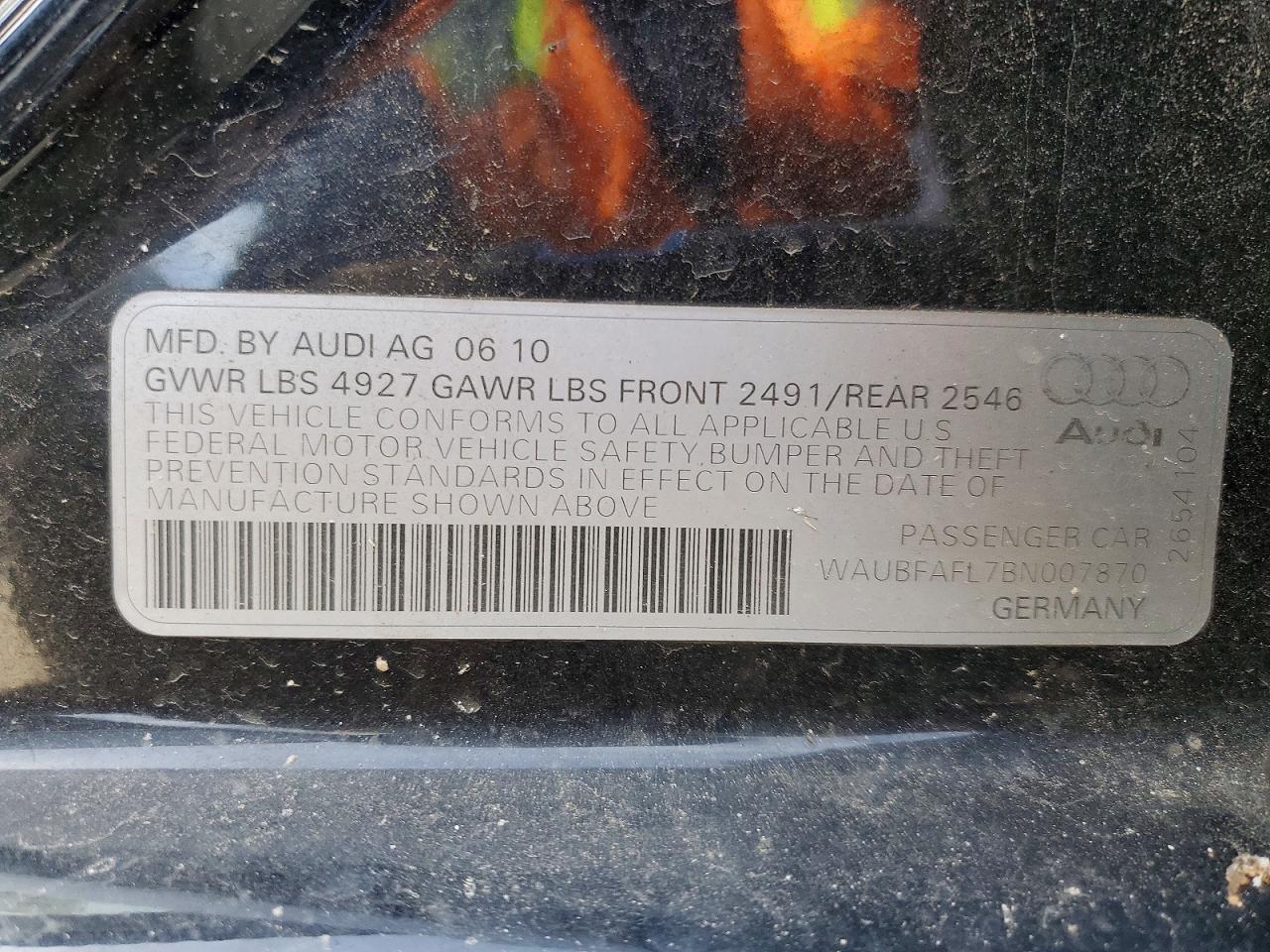 2011 AUDI A4 PREMIUM photo 12