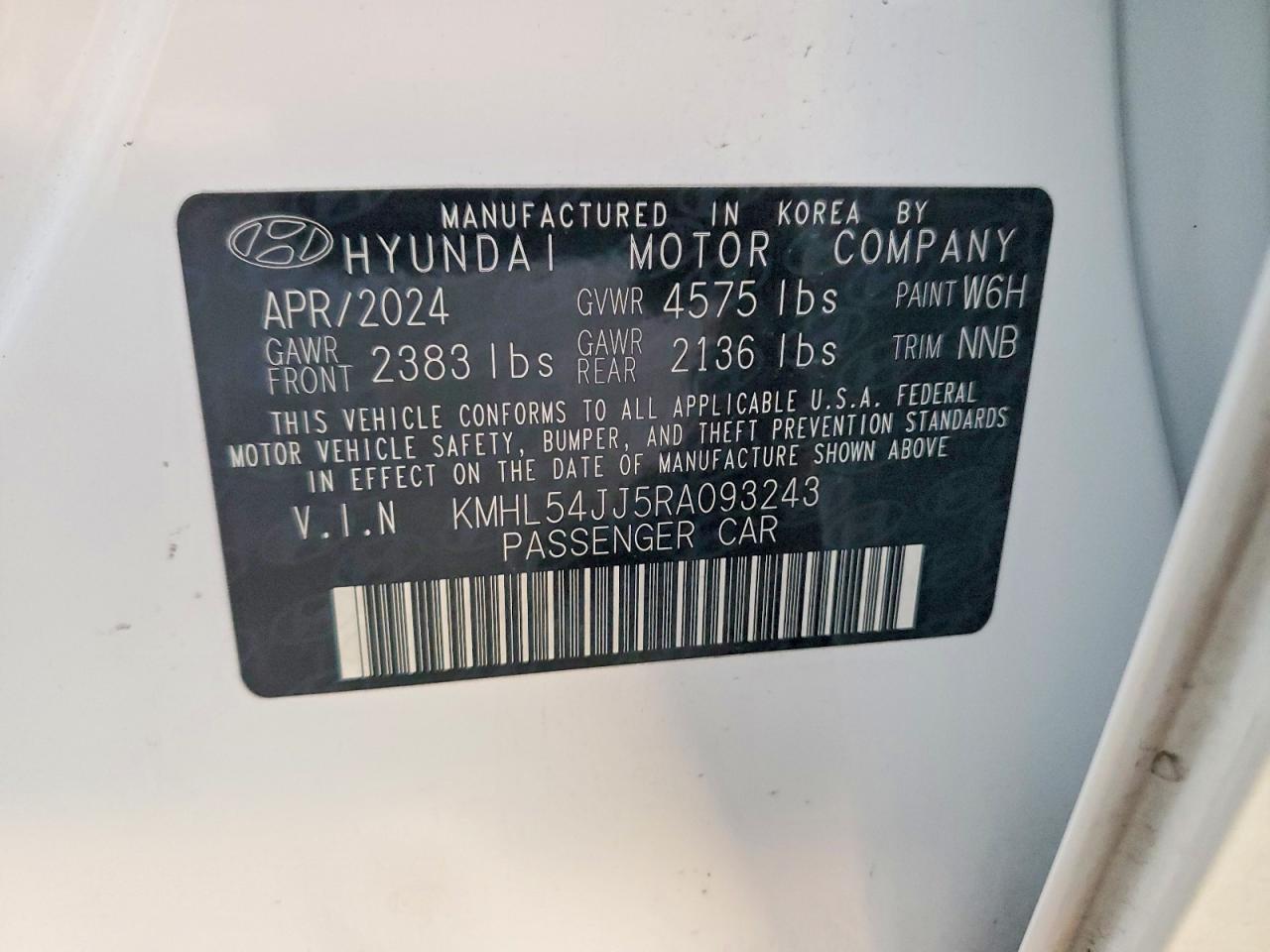 2024 HYUNDAI SONATA HYBRID photo 12