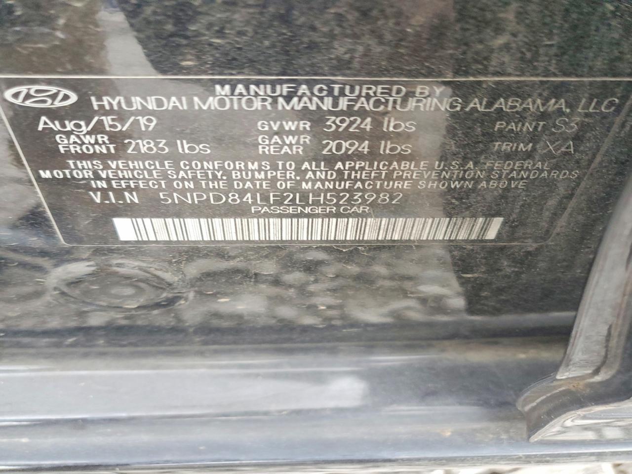 2020 HYUNDAI ELANTRA SEL photo 12