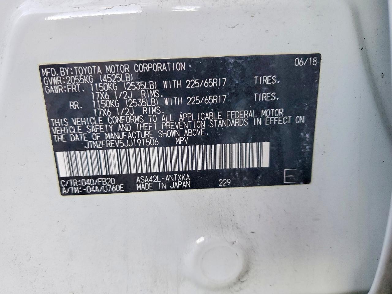 2018 TOYOTA RAV4 LE photo 23