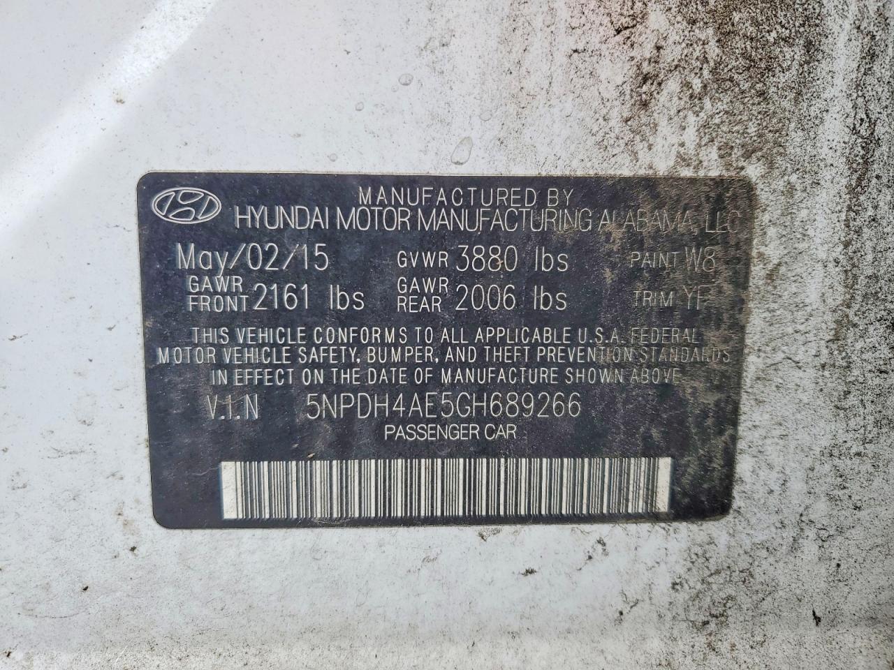 2016 HYUNDAI ELANTRA SE photo 12
